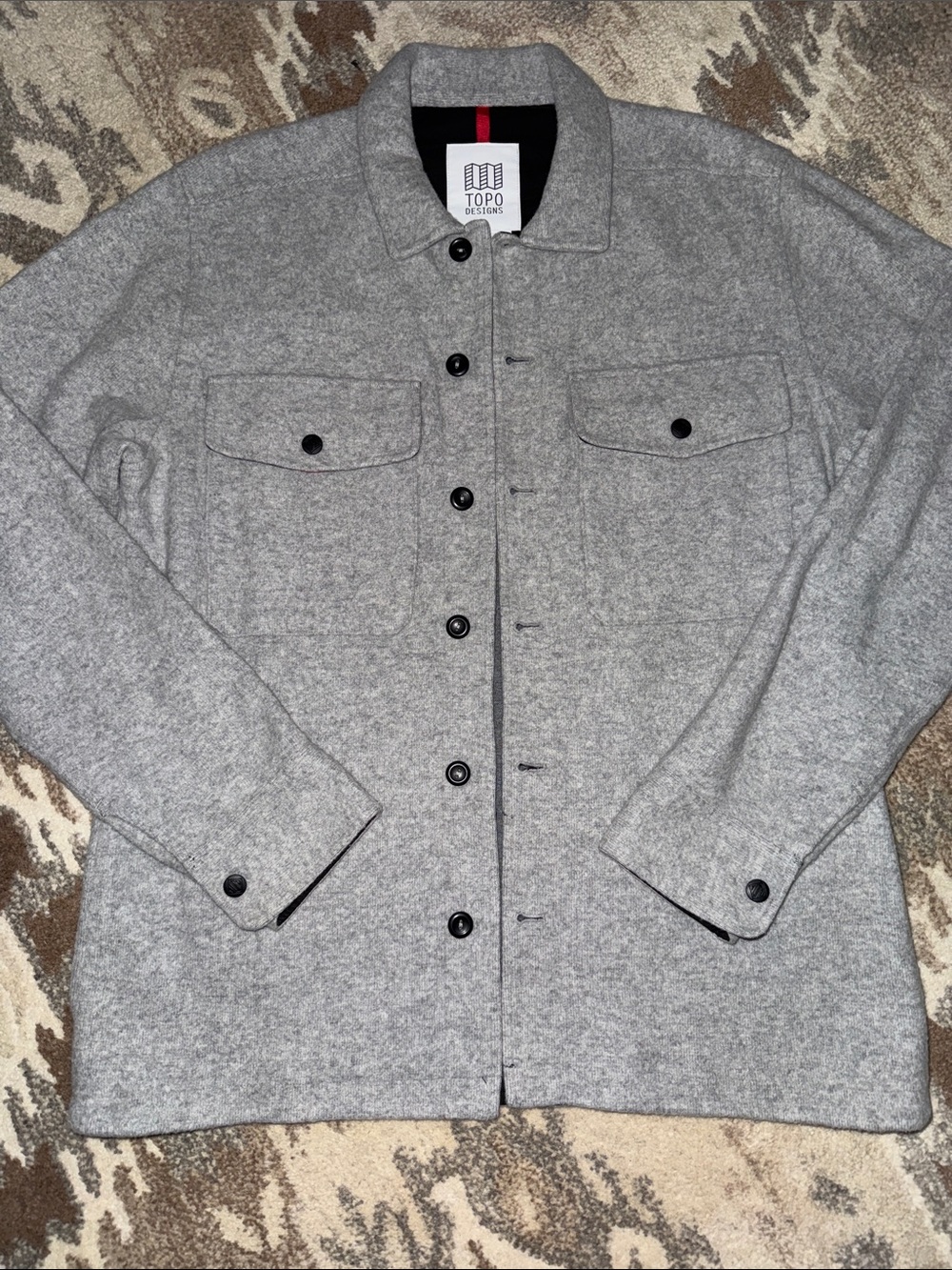 REI Topo Designs Wool Shirt Jacket L